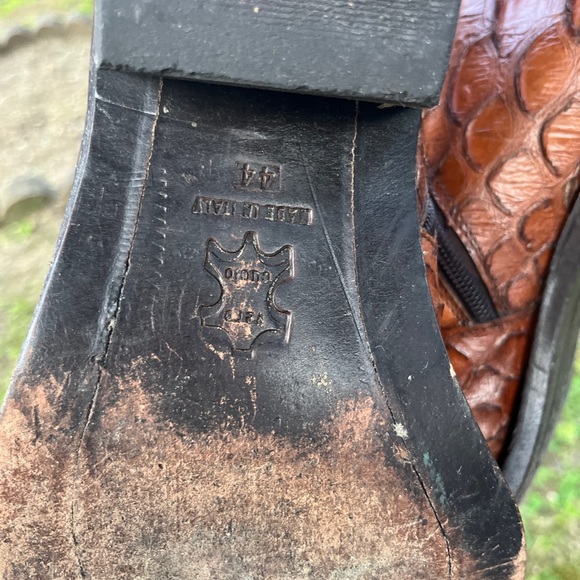 Jacques Raphael (Made in Italy) snakeskin boots - Picture 5 of 11